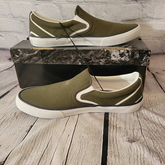 Hurley Men's Kayo Slip-on Sneaker - Dark Olive - Picture 6 of 10